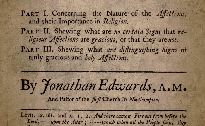 The Religious Affections&nbsp;(Synopsis)